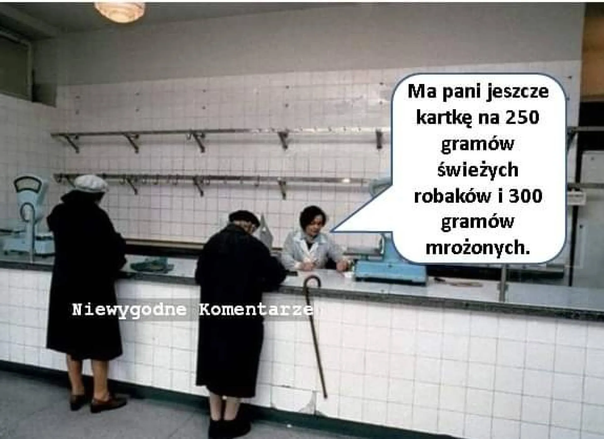 A w mięsnym zamiast mięsa