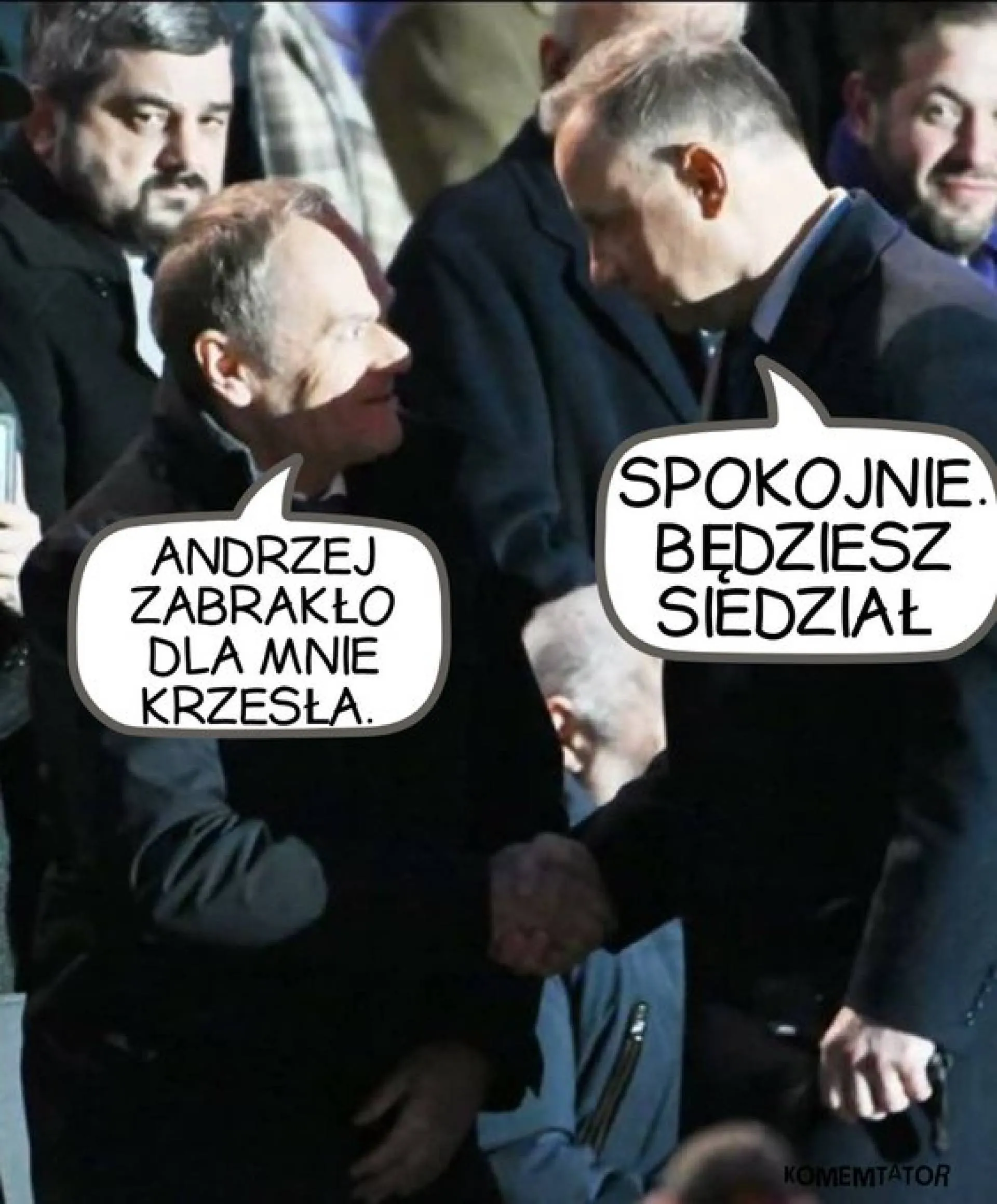 Siedział
