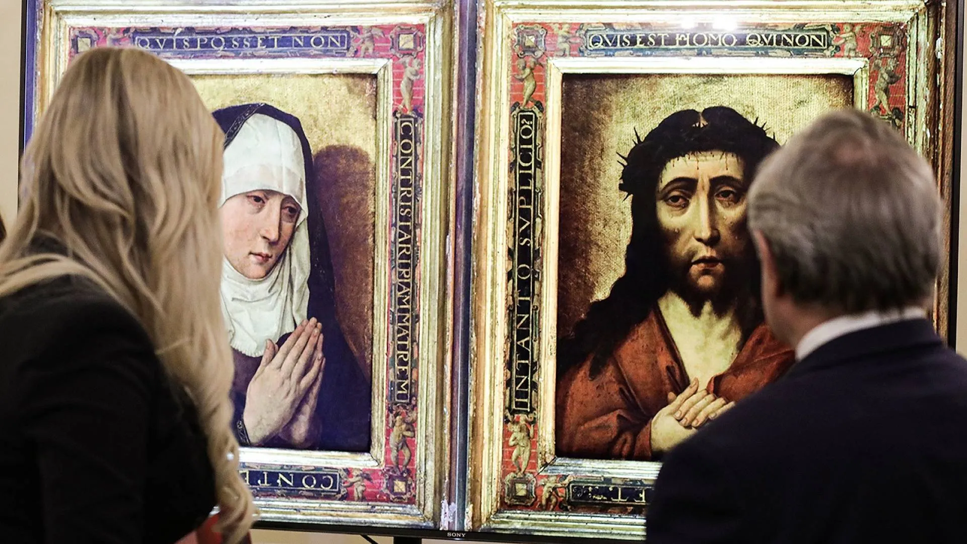 "Ecce Homo" i "Mater Dolorosa" Dierica Boutsa. Zrabowane obrazy wróciły do Polski!