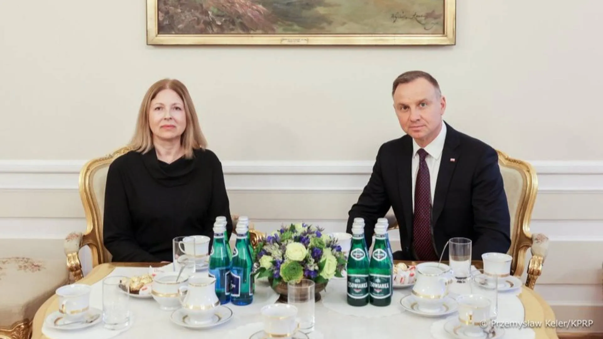 Prezydent spotkał się Natalią Pinczuk