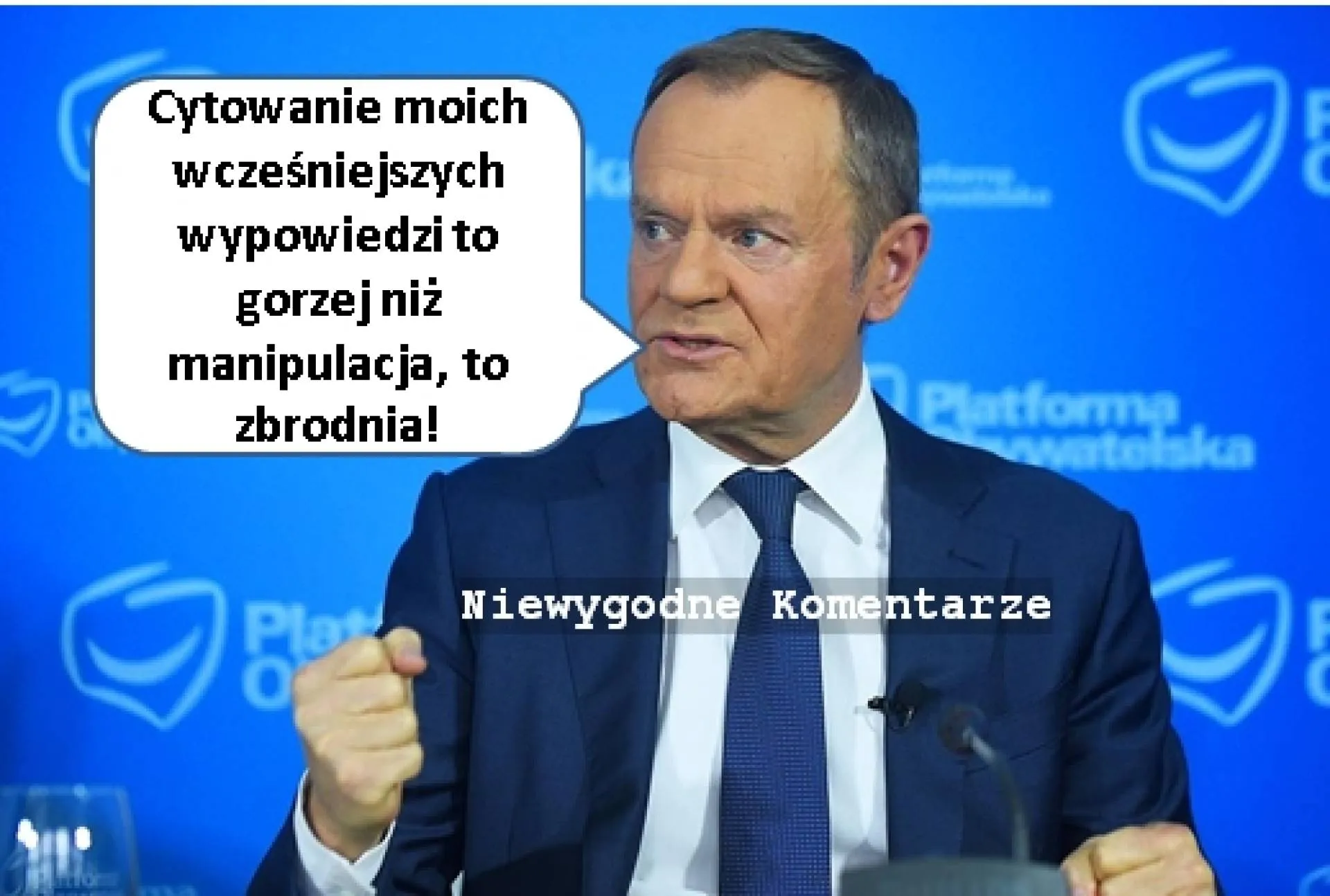 Cytowanie Tuska