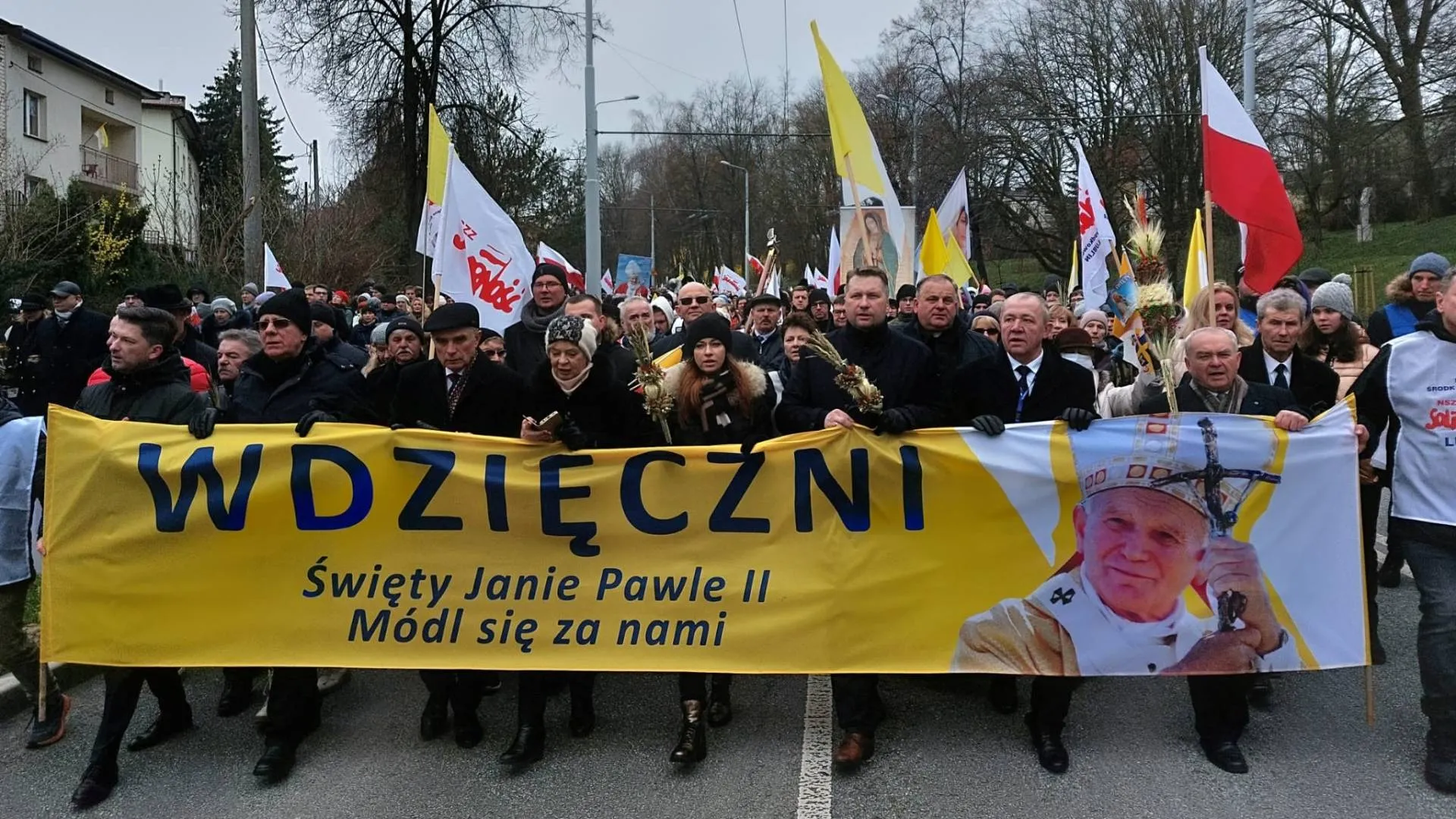 Lublin pamięta o Janie Pawle II. Przez miasto przeszedł Papieski Marsz Wdzięczności