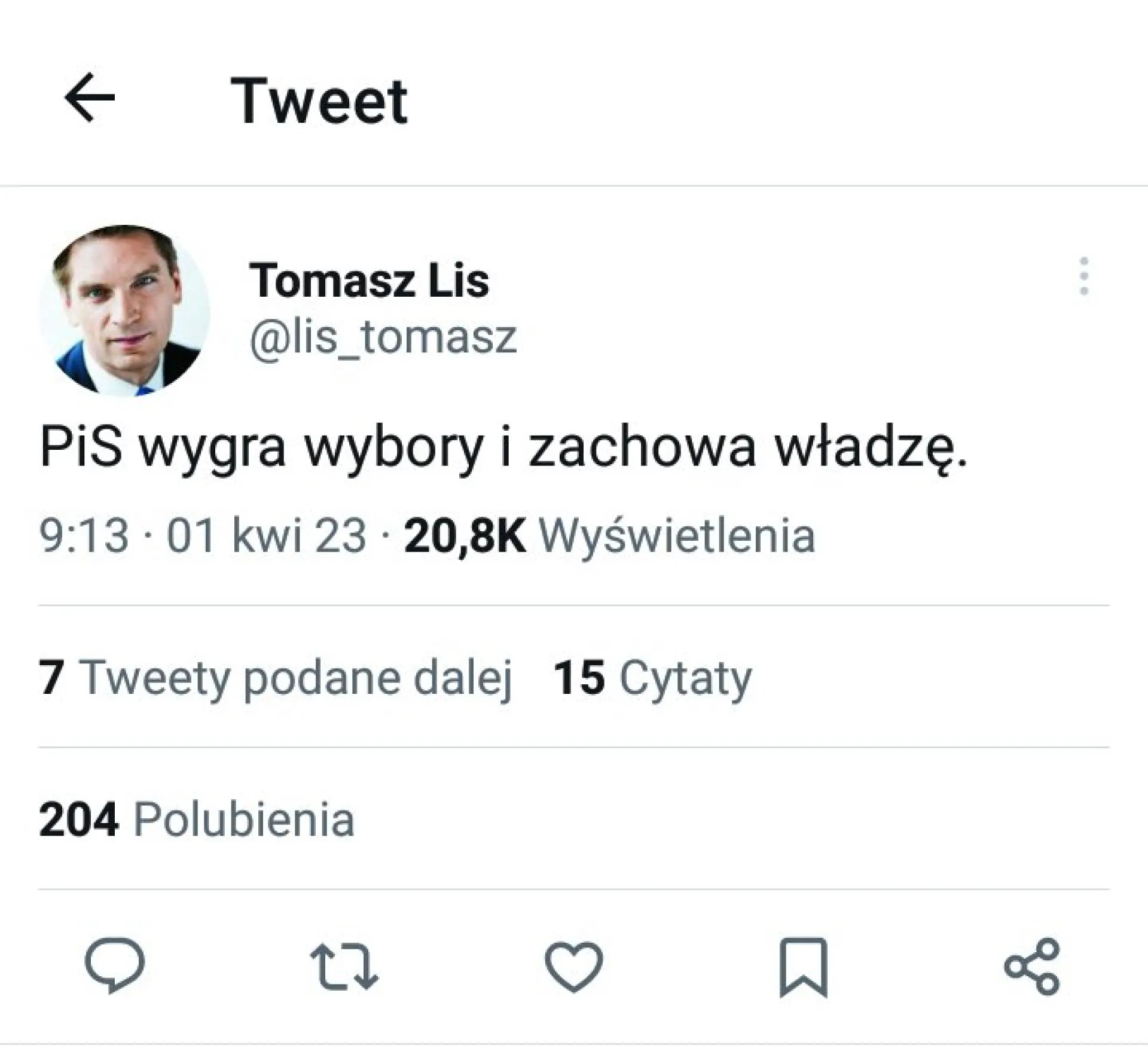 Lis na żywo