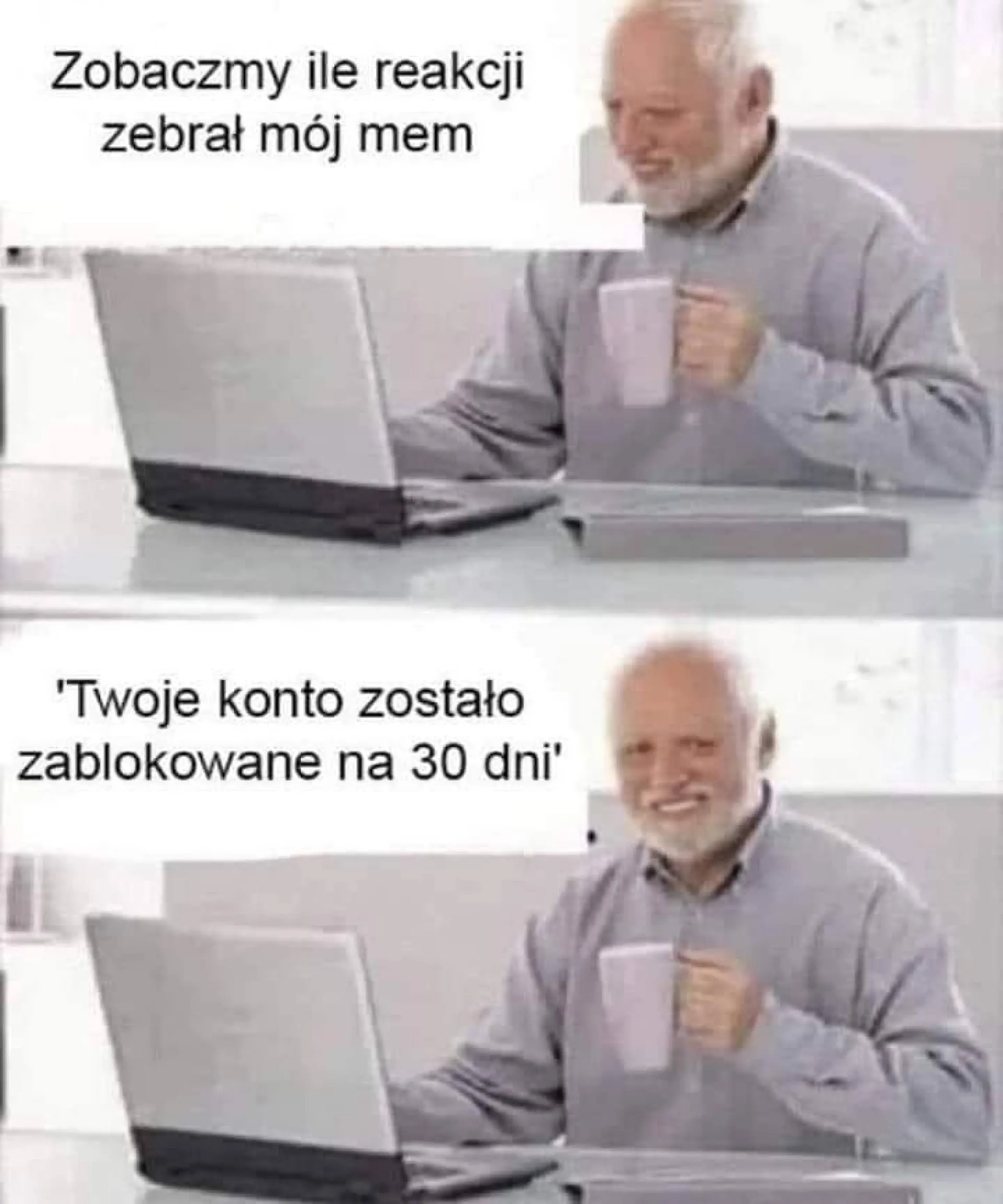 Reakcje na mem...