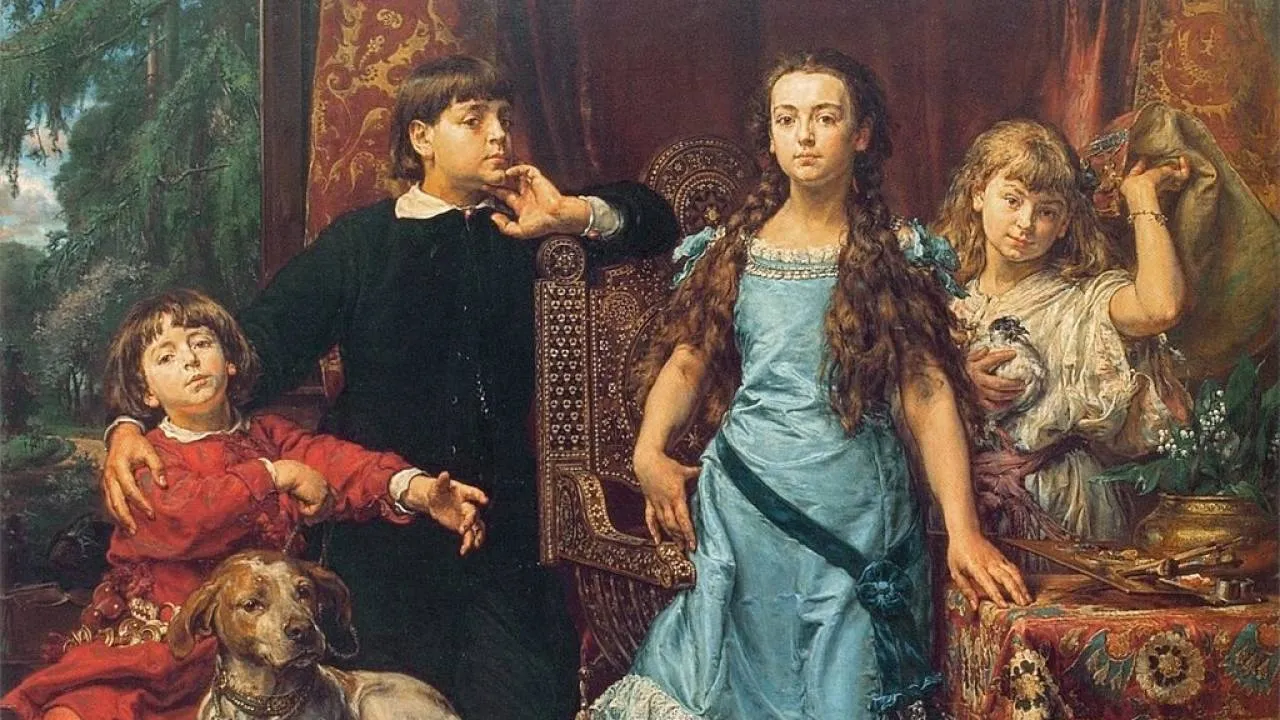 "Portret czworga dzieci artysty" – obraz olejny na desce autorstwa Jana Matejki z 1879 roku