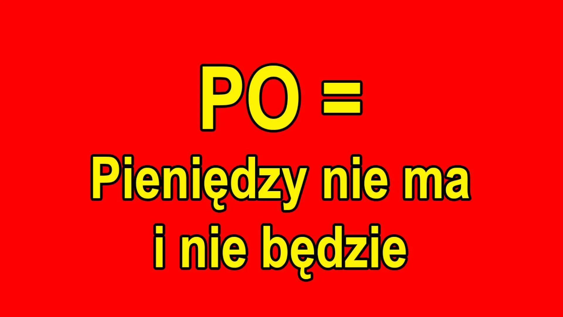 Nie ma i nie będzie