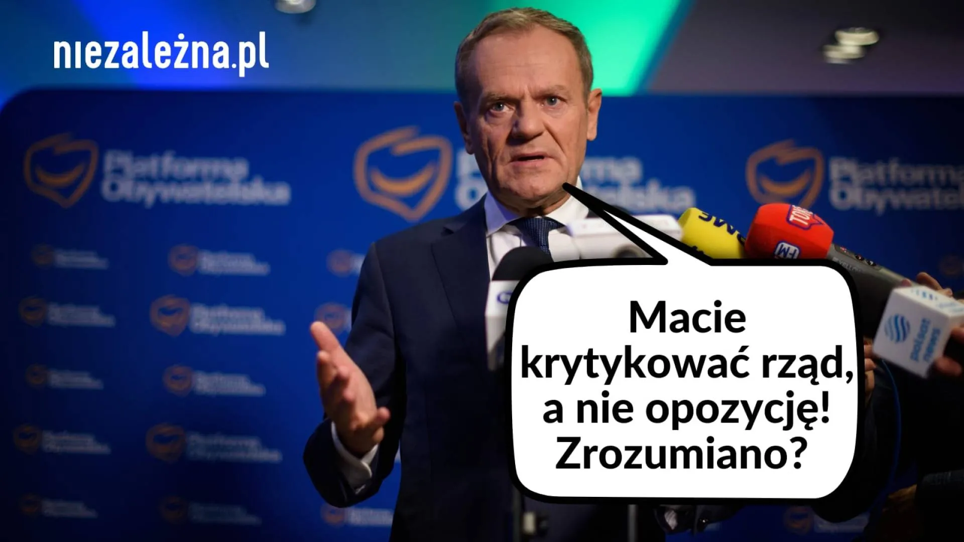 Rząd, nie opozycję!