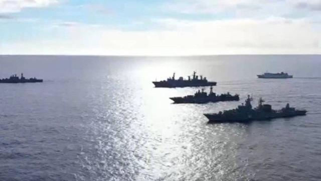 Rosyjskie okręty na Morzu Czarnym