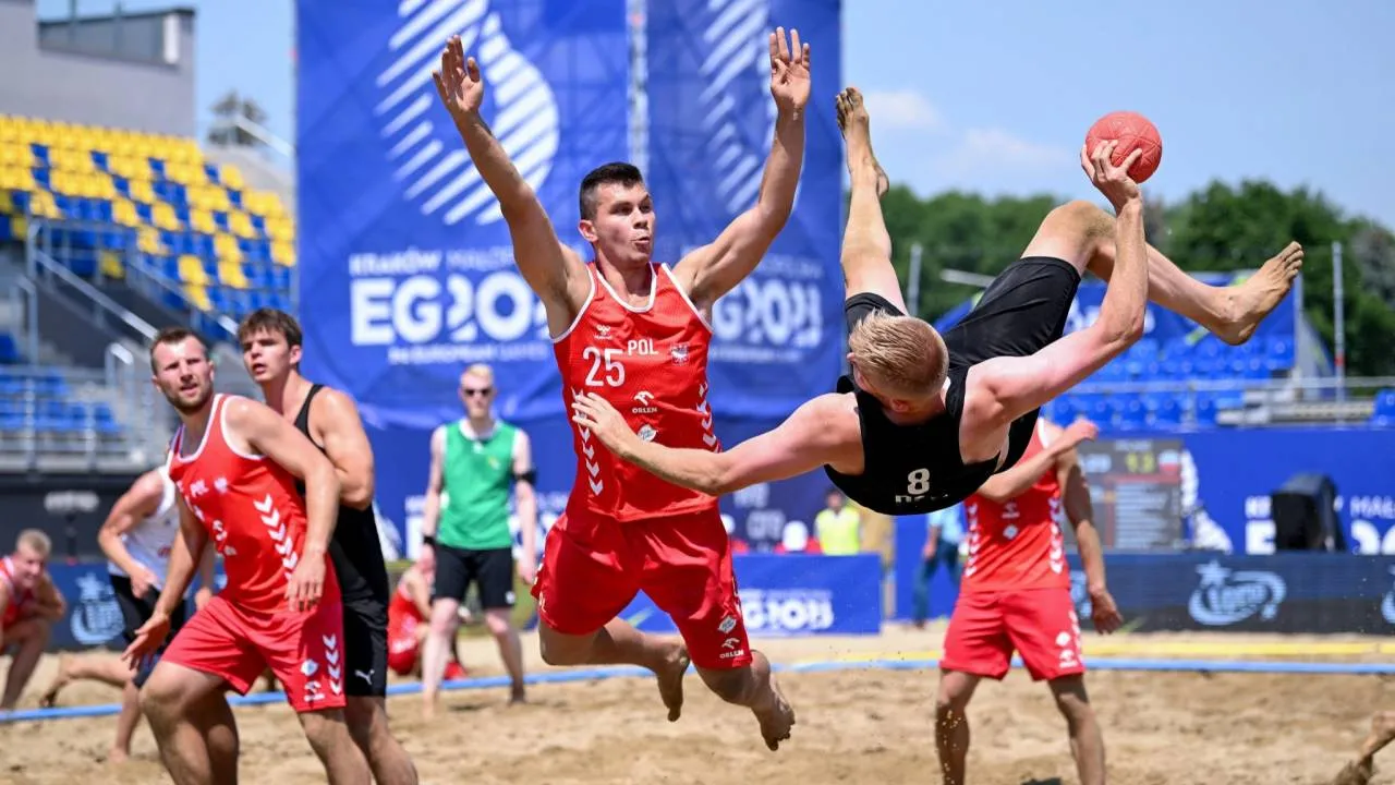 Piłka ręczna plażowa jest jedną z dyscyplin podczas III Igrzysk Europejskich