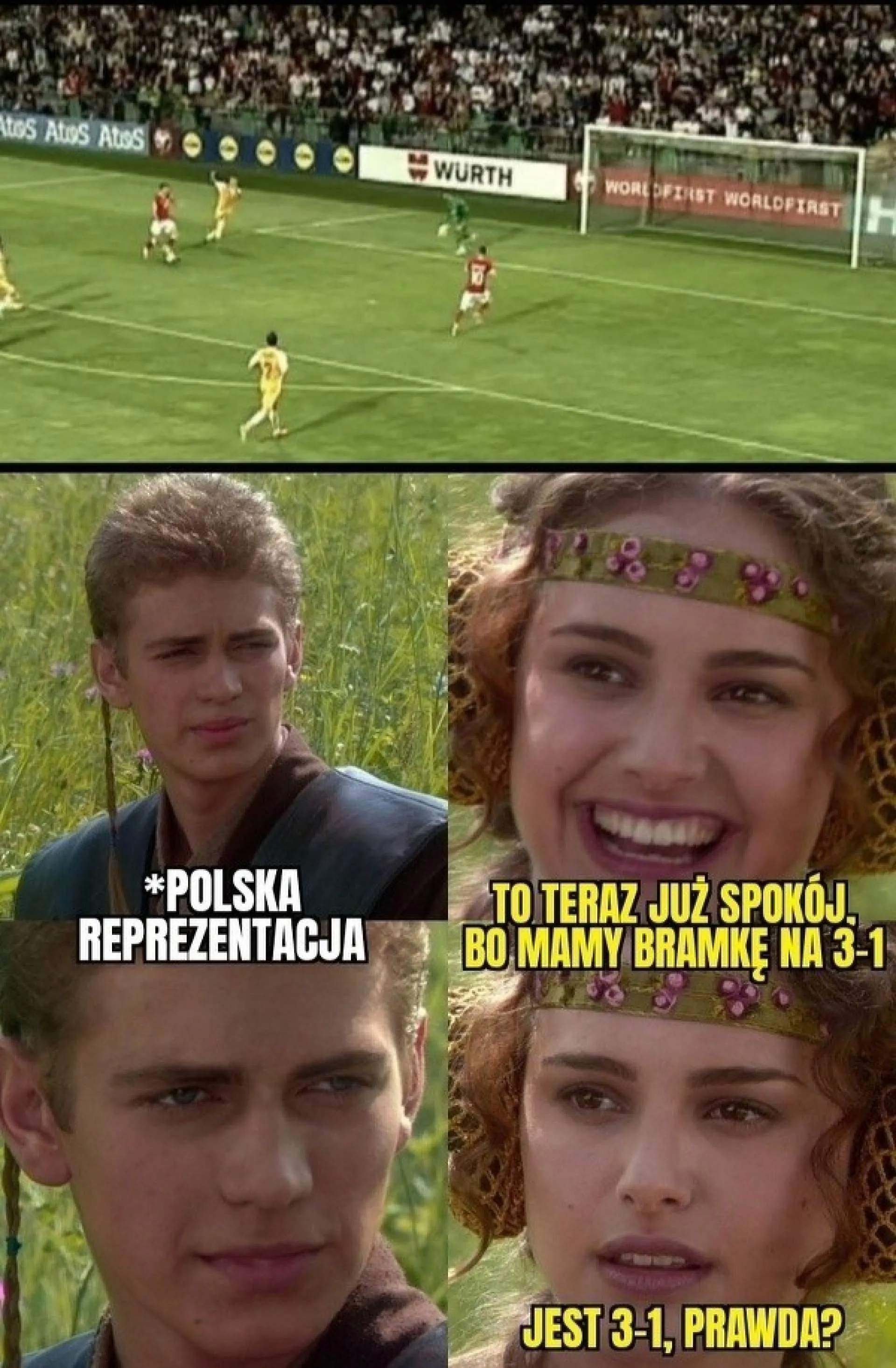 3:1? Ależ skąd...
