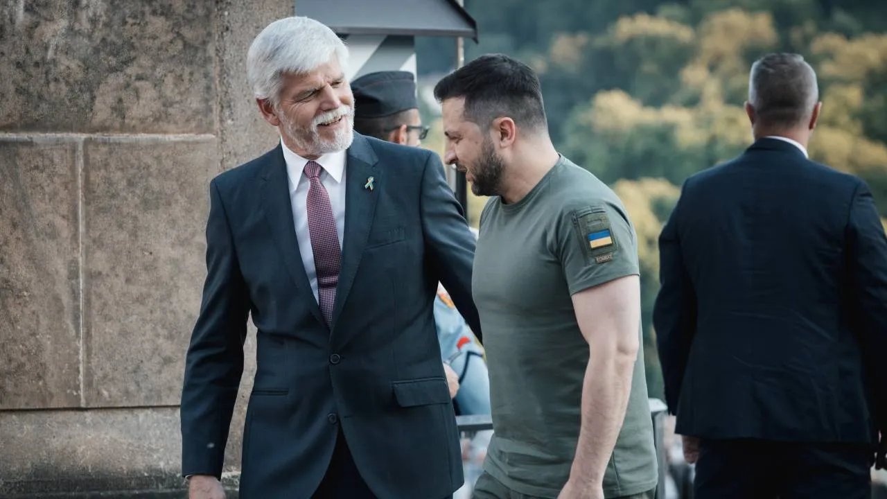 Zełenski w Czechach. Spotkał się z prezydentem Pavlem
