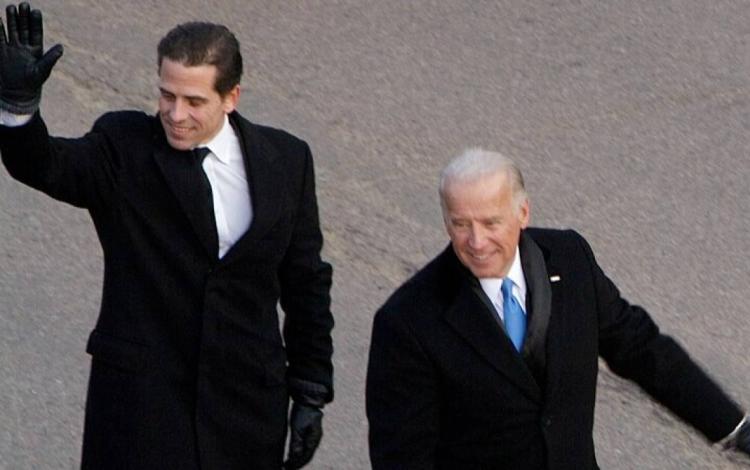Od lewej: Hunter Biden, Joe Biden