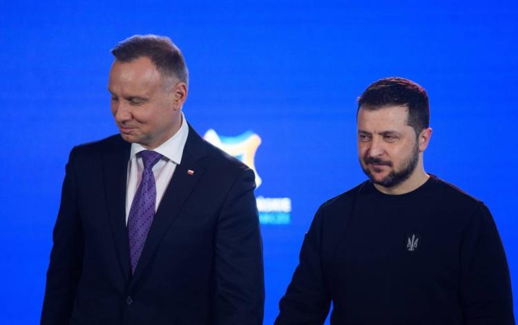 Prezydenci Polski i Ukrainy: Andrzej Duda, Wołodymyr Zełenski