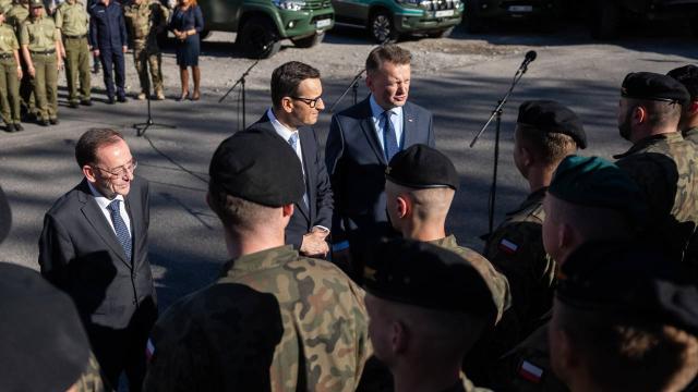 Mariusz Kamiński oraz Mariusz Błaszczak spotkali się dziś z premierem Mateuszem Morawieckim