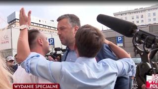 Red. Michał Rachoń został zaatakowany przez polityków Koalicji Obywatelskiej w trakcie zadawania pytań