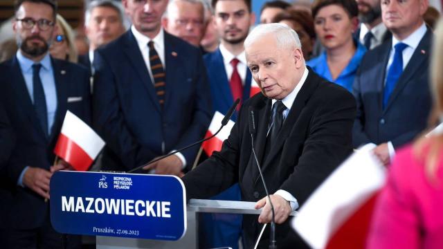 Jarosław Kaczyński w Pruszkowie