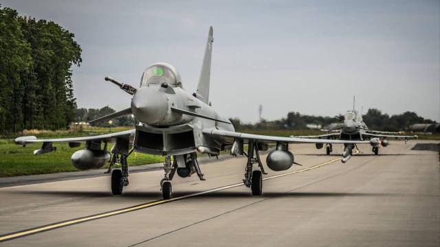 Myśliwce  Eurofighter Typhoon RAF-u