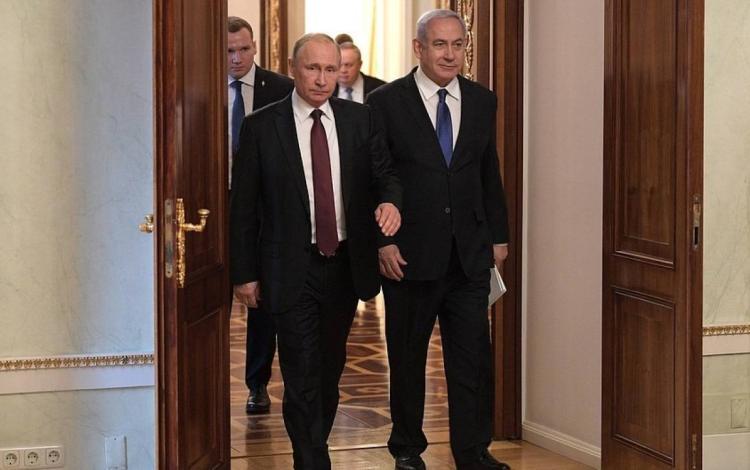 Władimir Putin i premier Izraela Benjamin Netanjahu