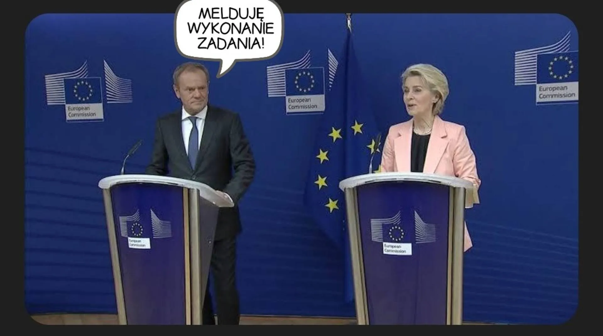 Melduję...