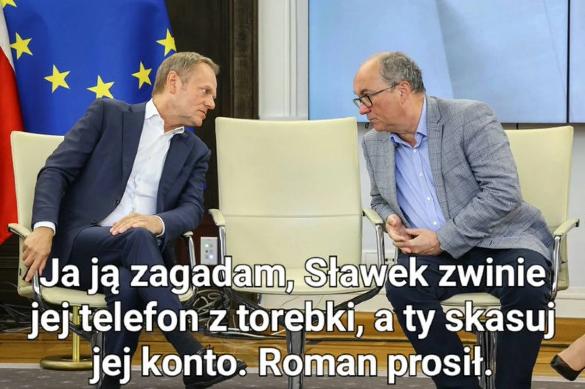 Roman prosił