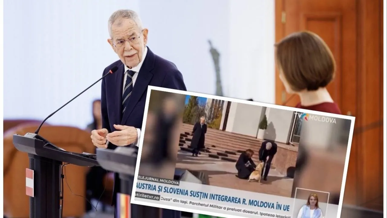 Prezydent Austrii ugryziony przez psa... prezydent Mołdawii. "Można go zrozumieć"
