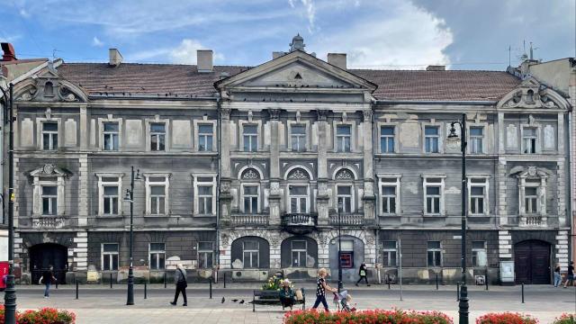 Pałac Sanguszków w Tarnowie - front budynku 2022 r.