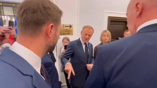 Donald Tusk konferencja prasowa PO KO Sejm