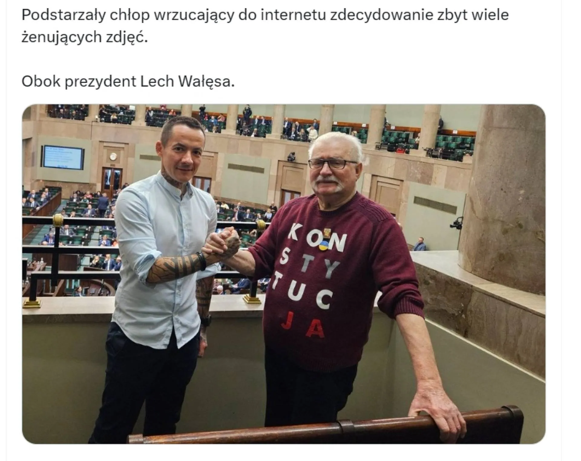 Podstarzały chłop