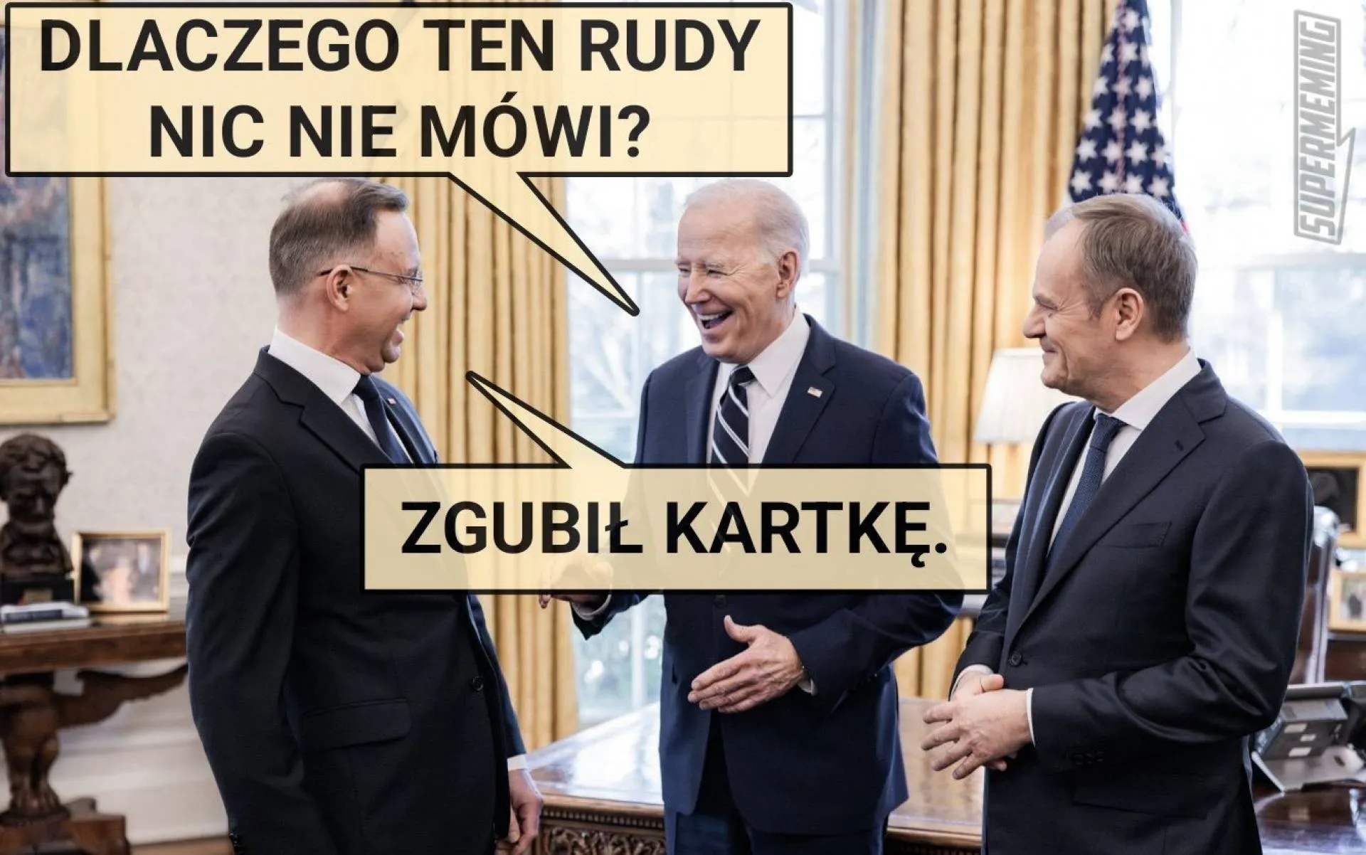 Zgubił kartkę
