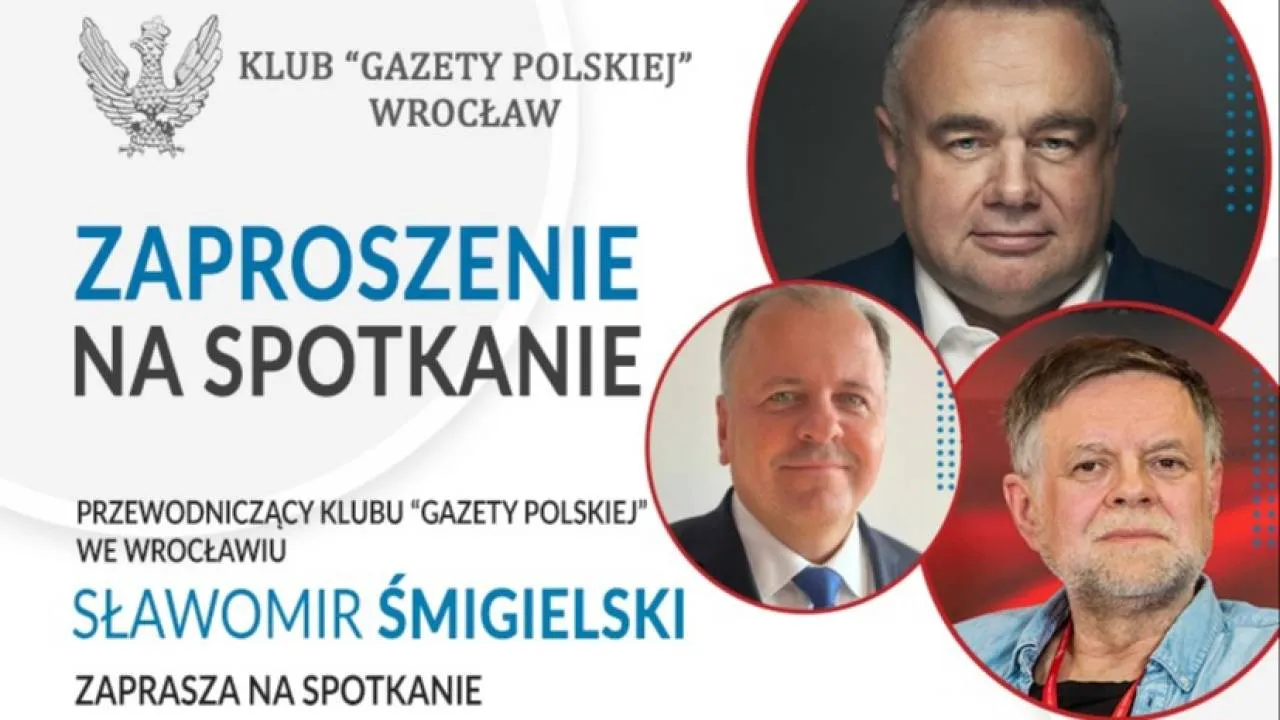 Spotkanie z Tomaszem Sakiewiczem i prof. Piotrem Grochmalskim we Wrocławiu