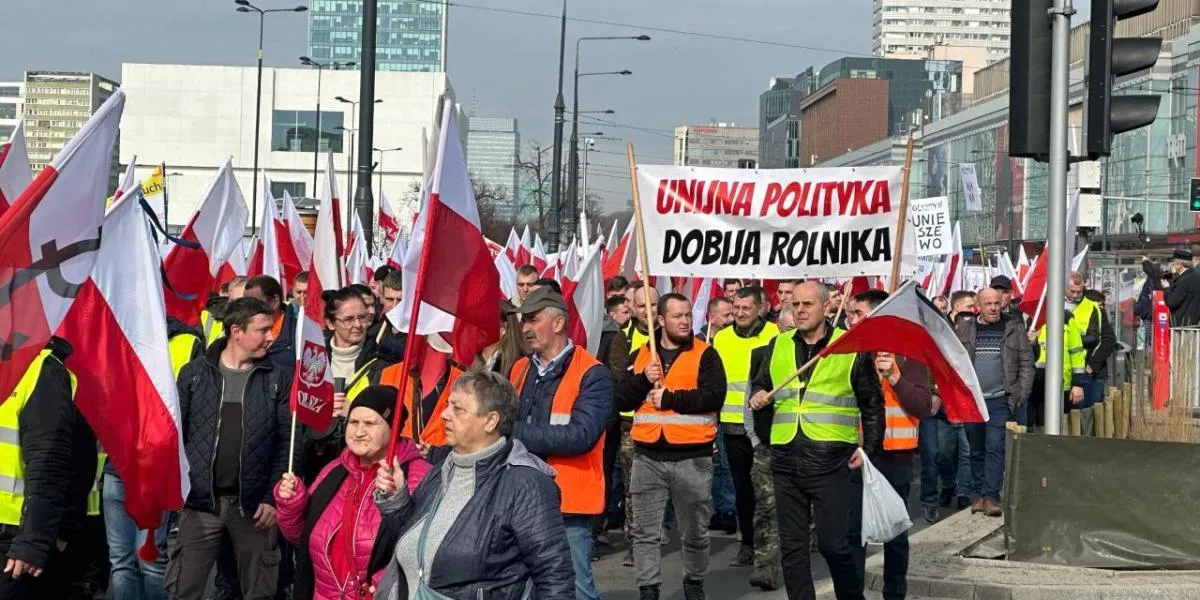 Dziś wielkie protesty rolników. Po strajku w ministerstwie, przyszedł ...