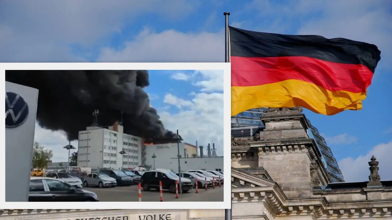 Płoną zakłady zbrojeniowe w Berlinie