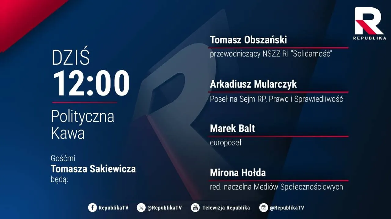 Protest rolników i "Solidarności", chwiejne wystąpienie Kierwińskiego - i więcej. Dziś w „Politycznej kawie”!