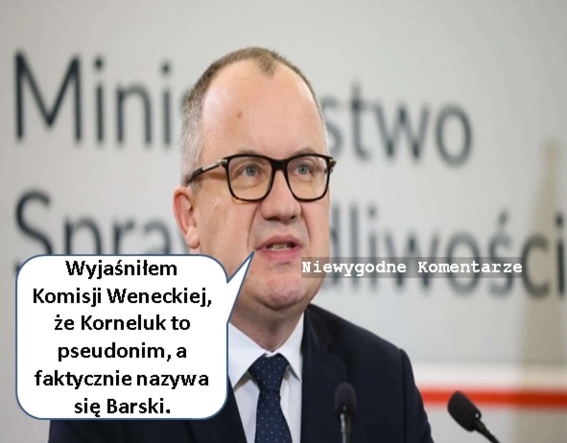 Wyjaśnił komisji