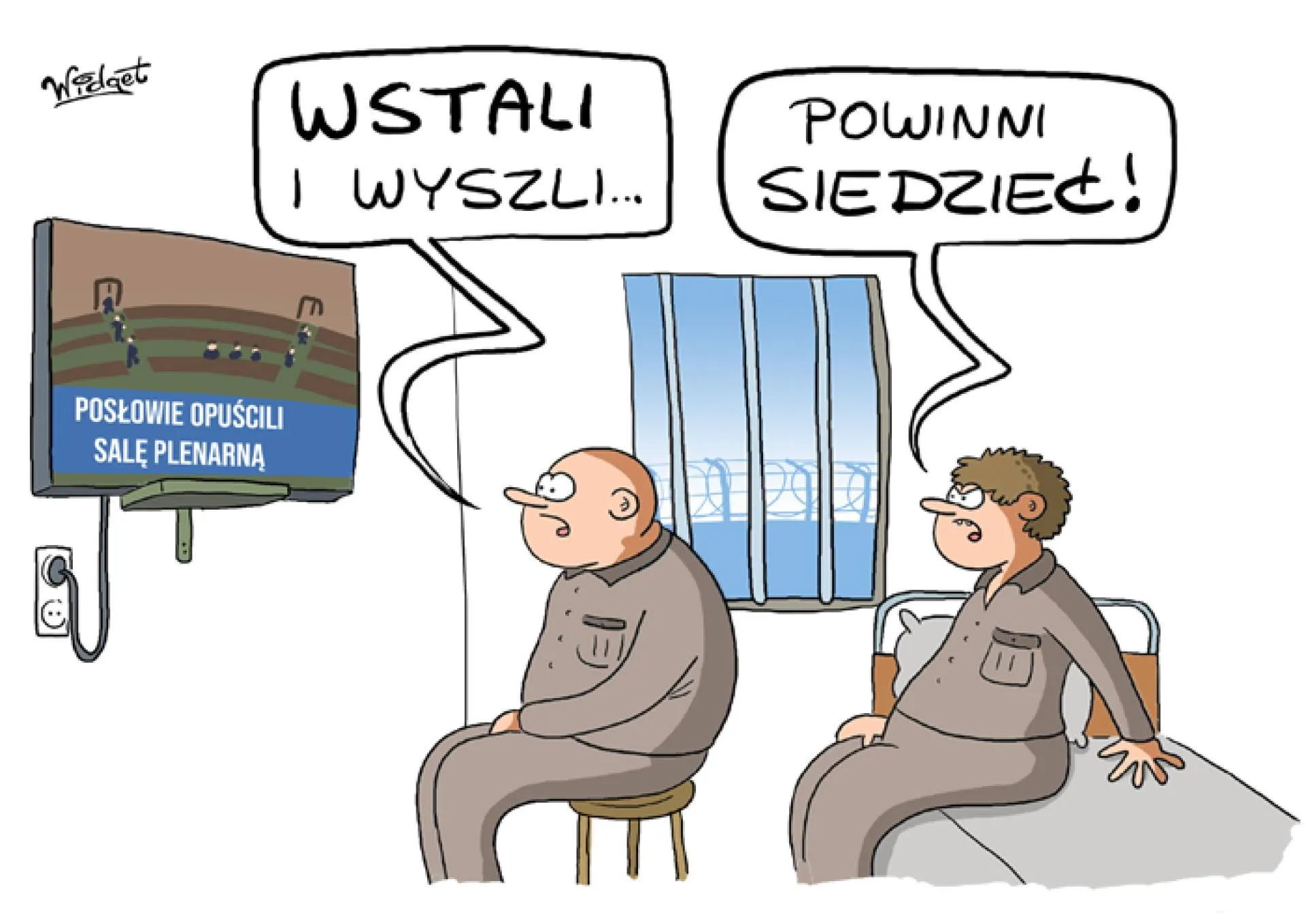 Opuścili salę