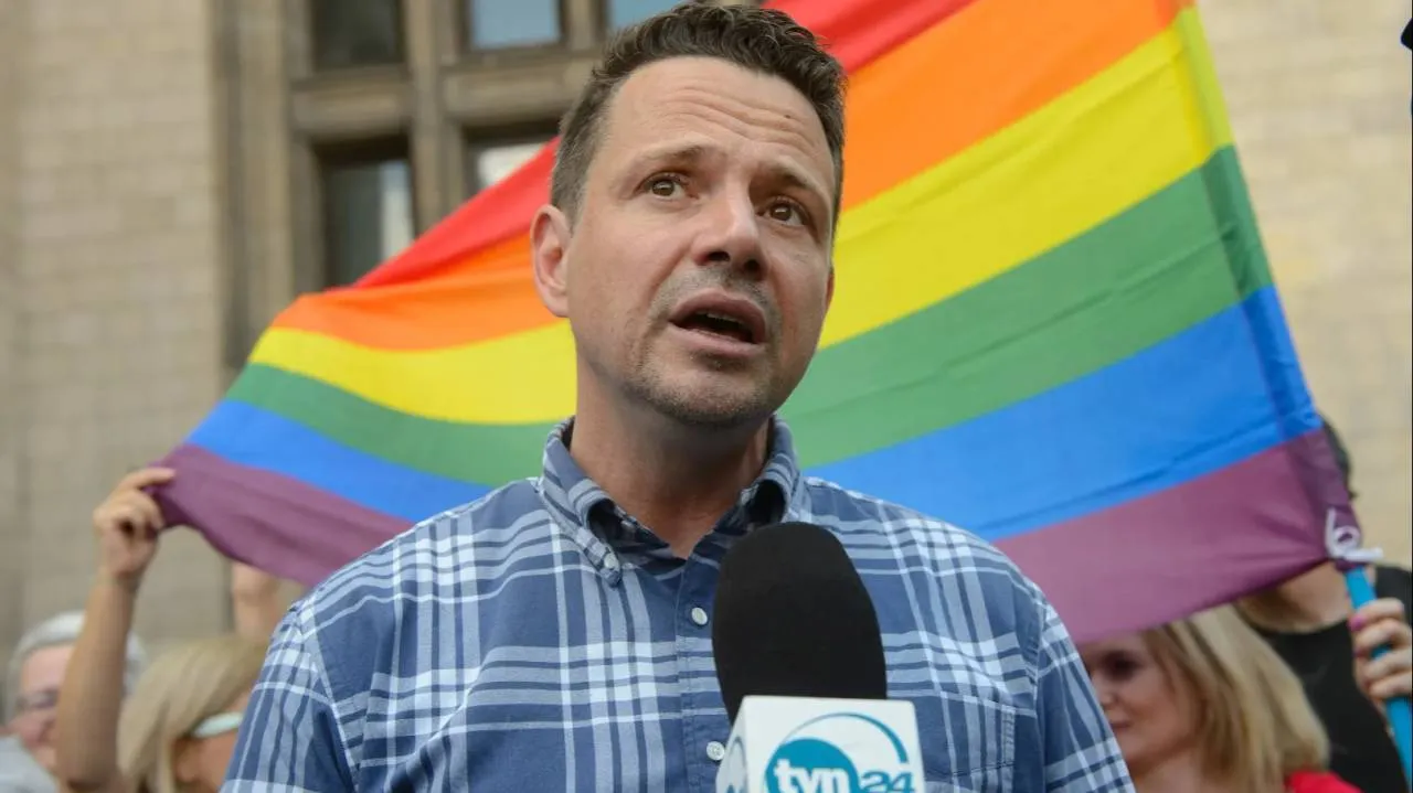 Rafał Trzaskowski na marszu Równości Rafał Trzaskowski na marszu Równości