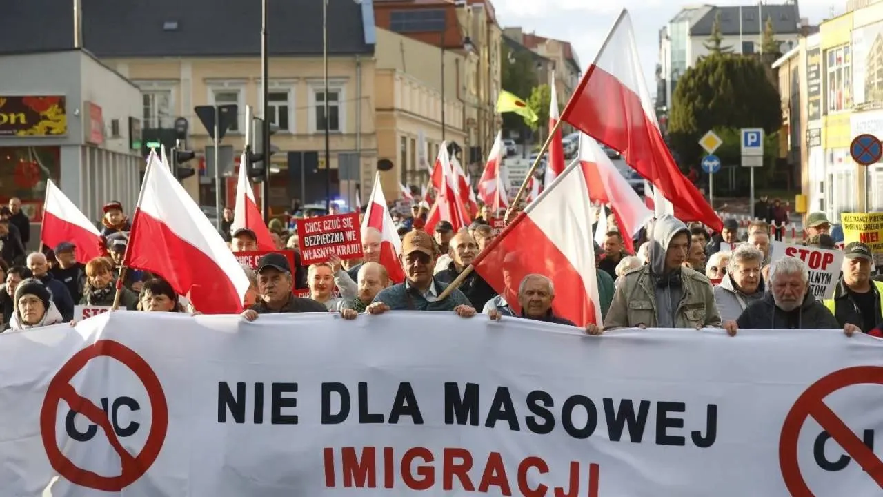 Protest "Nie dla masowej imigracji" Protest "Nie dla masowej imigracji"