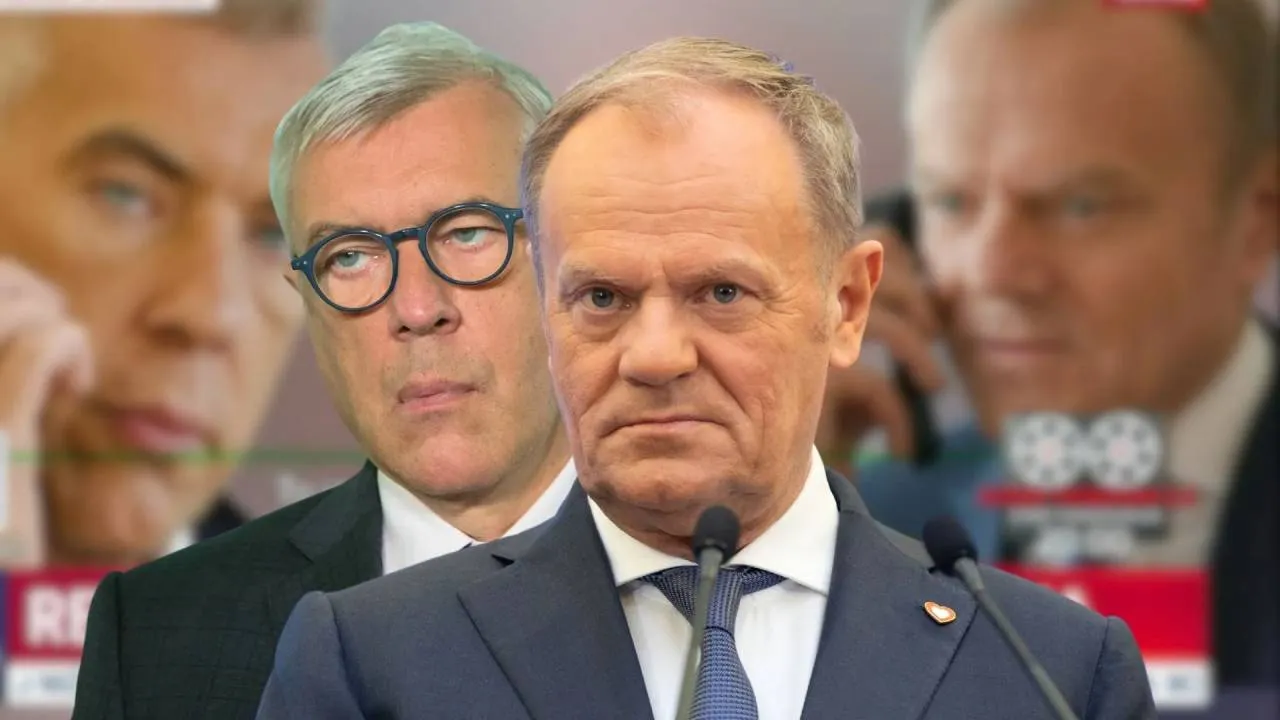 Donald Tusk i Roman Giertych