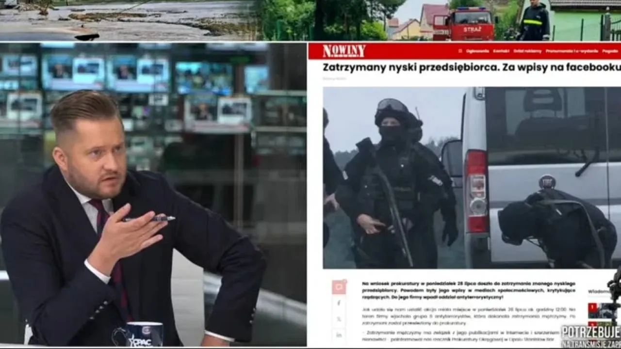 Zatrzymany za wpisy krytykujące władze. W Nysie huczy po czynnościach wobec przedsiębiorcy
