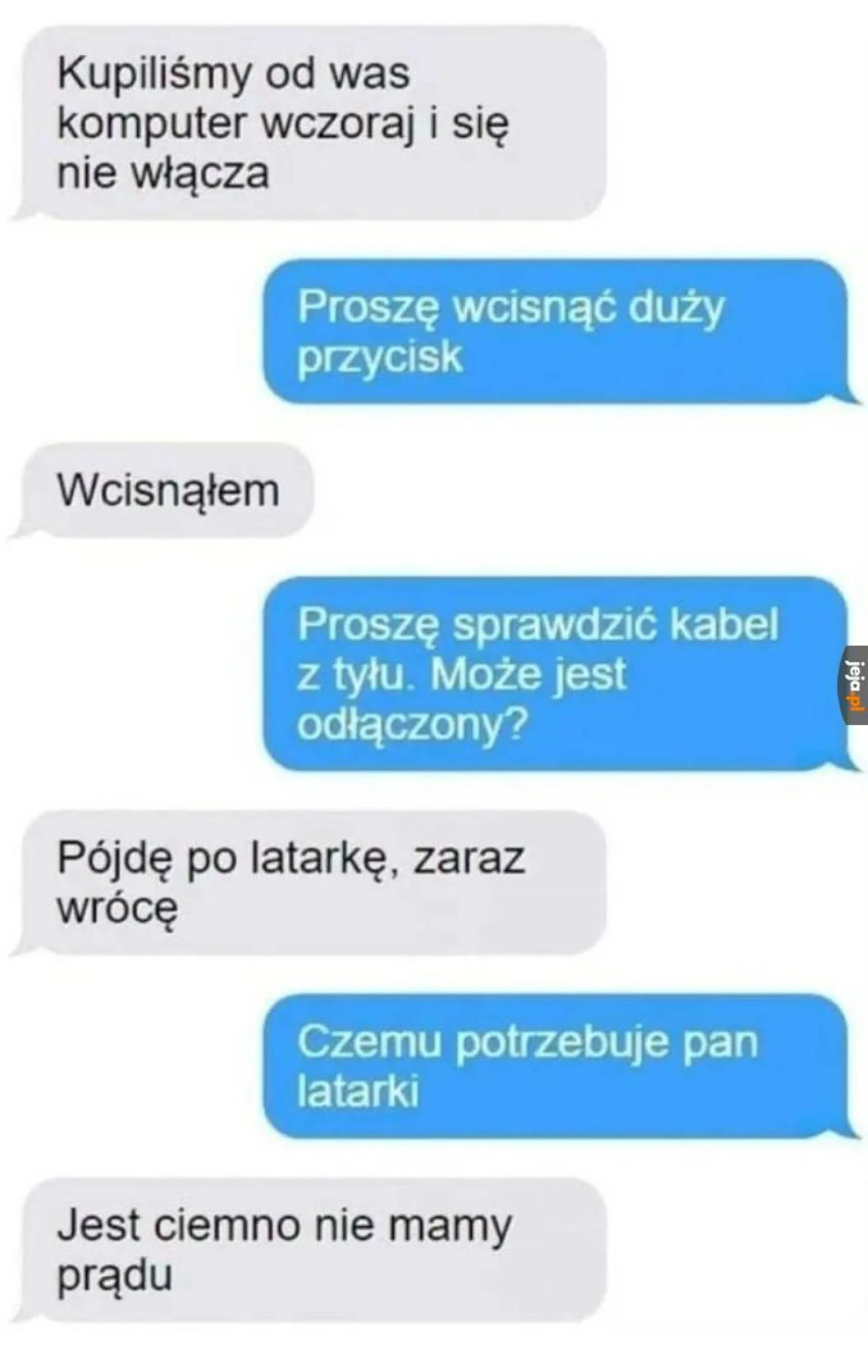 Nie działa