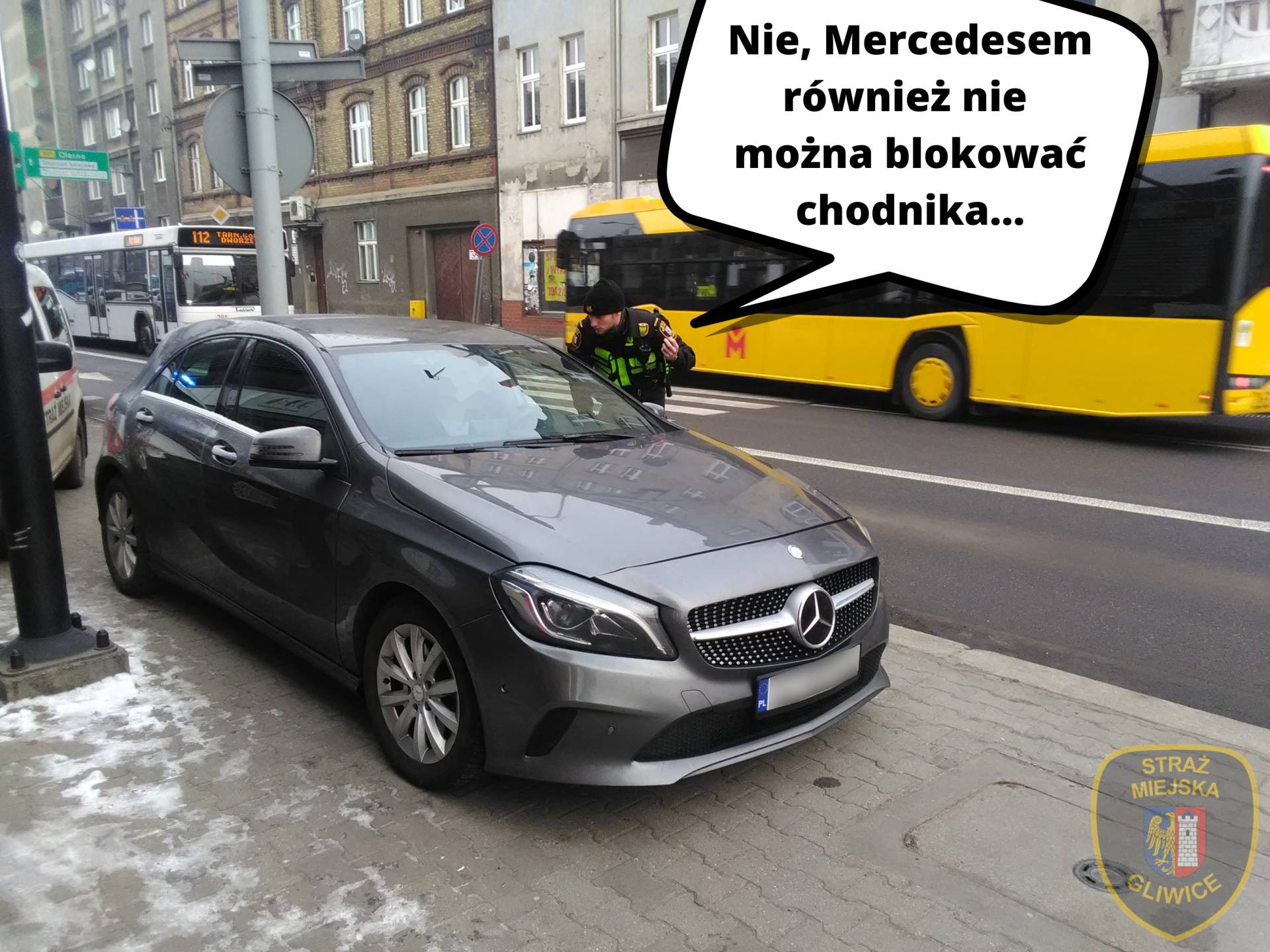 Mercedesem też nie można