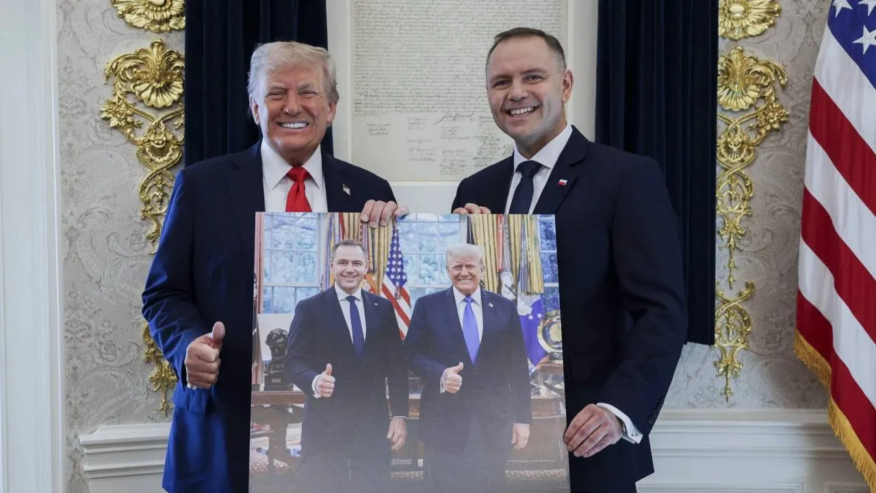 Donald Trump i Karol Nawrocki