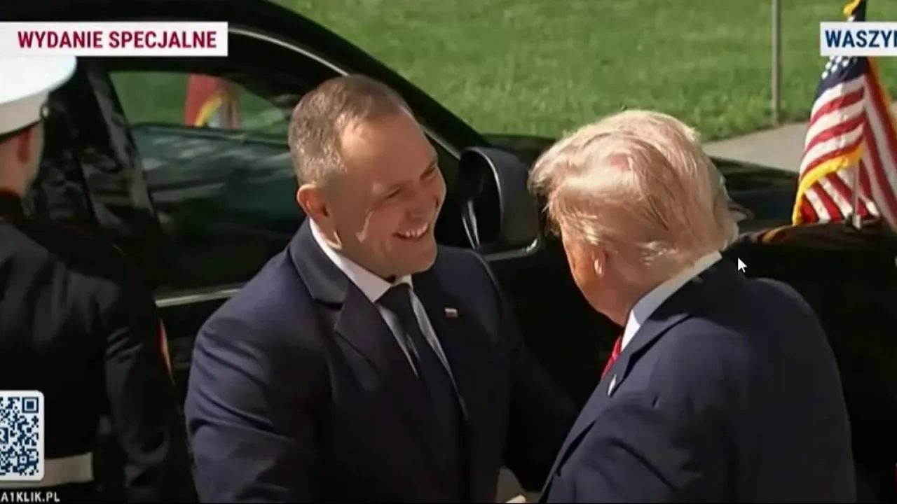 Karol Nawrocki i Donald Trump