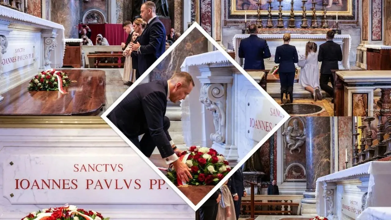 Poruszający moment. Prezydent przy grobie największego Polaka w historii. ZOBACZ ZDJĘCIA