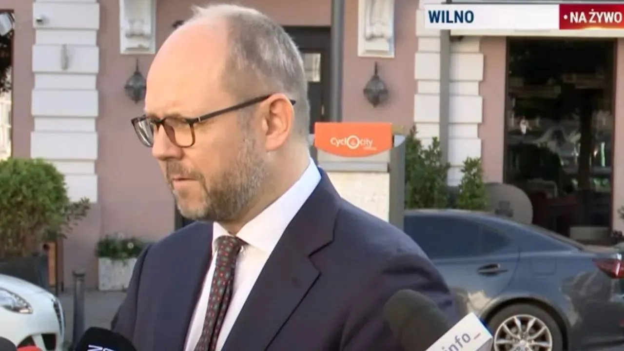 Marcin Przydacz przybliżył agendę spotkań prezydneta Karola Nawrockiego w Wilnie