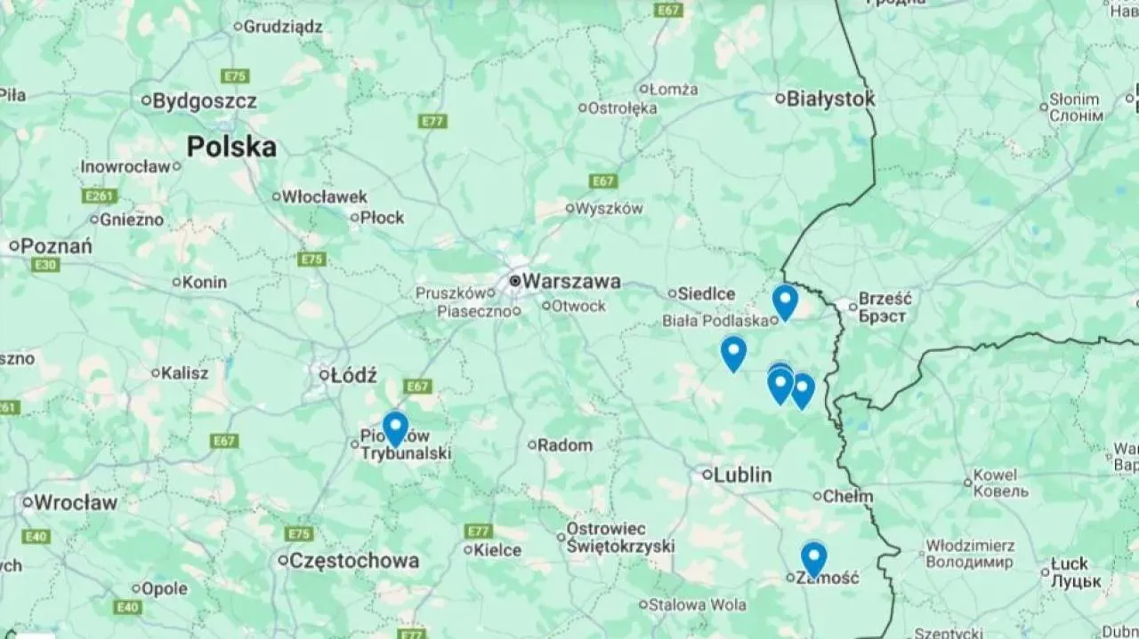 W tych miejscowościach znaleziono szczątki rosyjskich dronów - MAPA