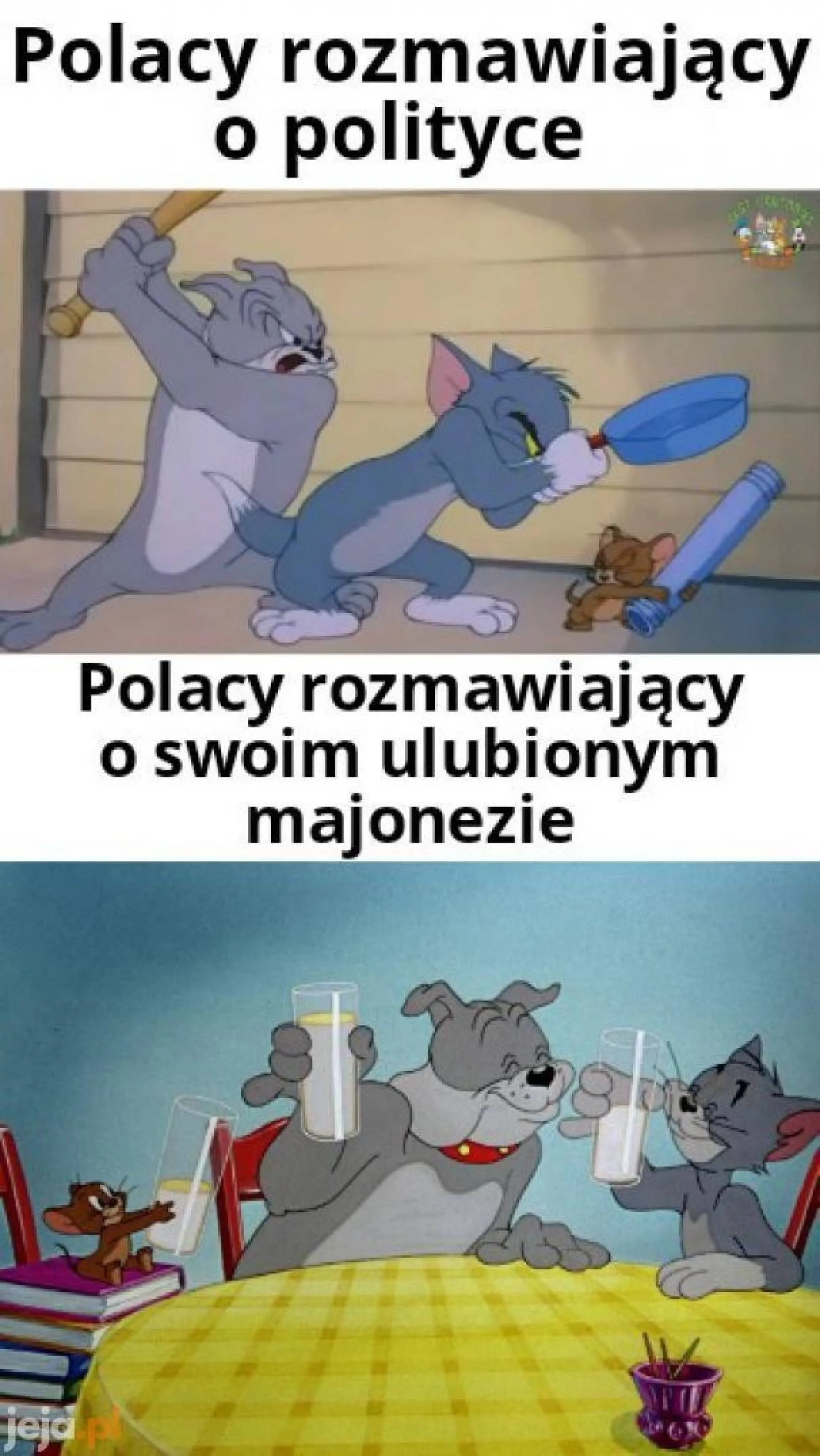 O polityce vs. o majonezie