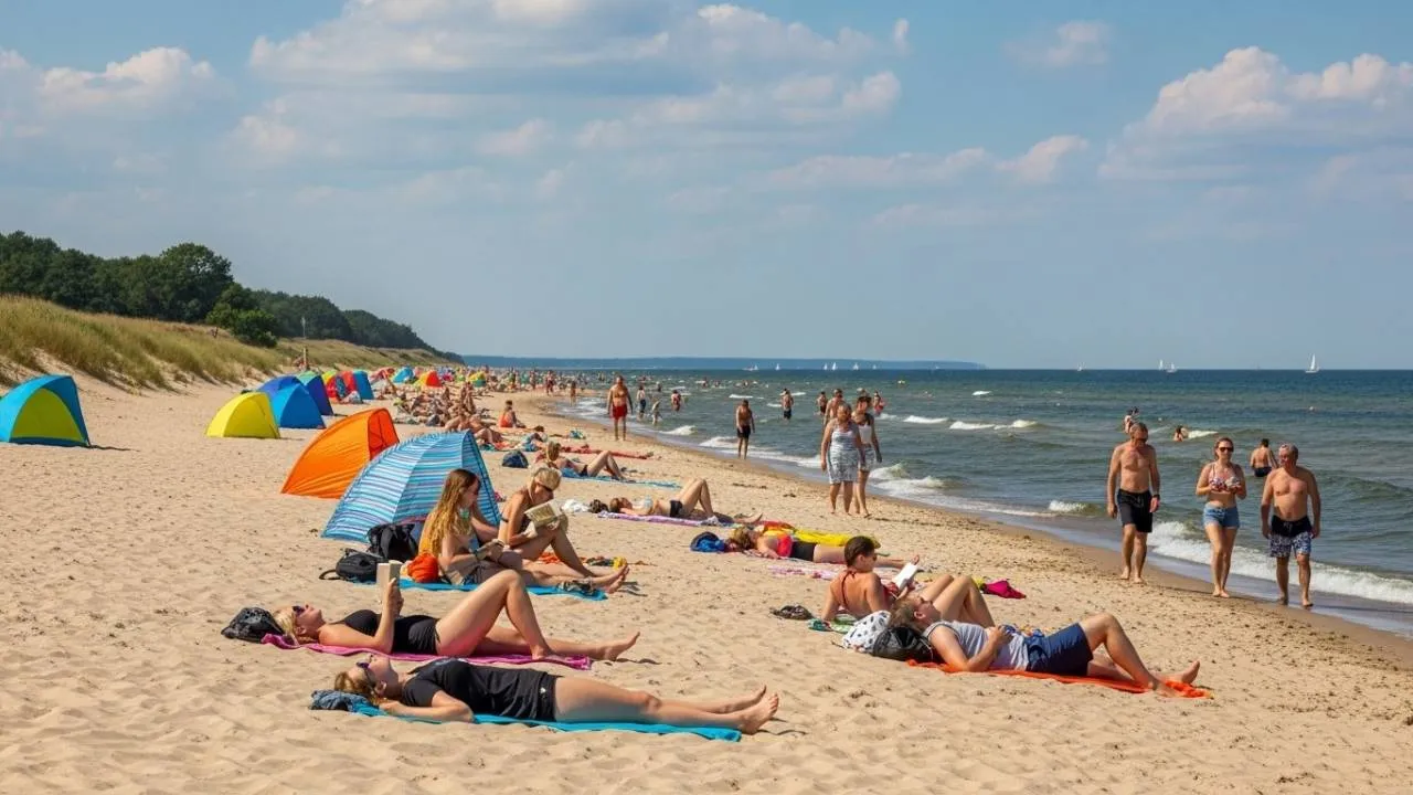 plaża nad Bałtykiem