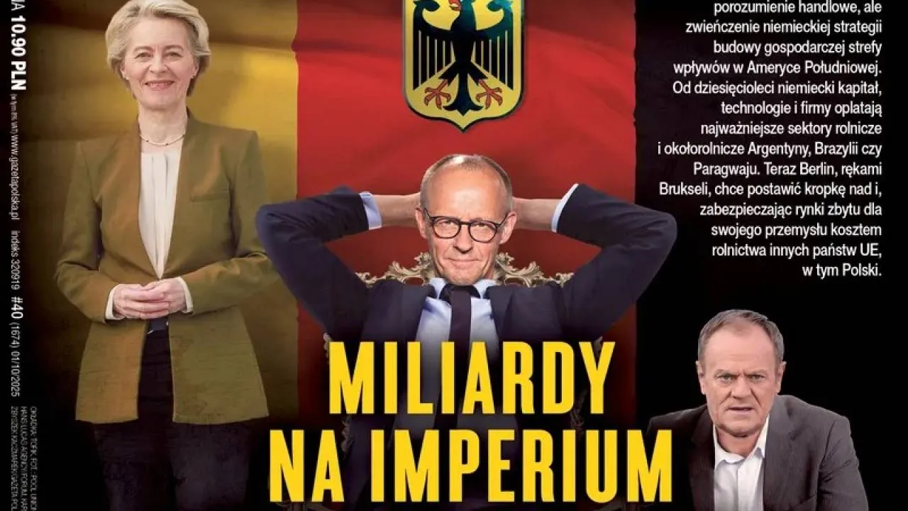 "Gazeta Polska" NOWY NUMER: Miliardy na imperium rolnicze Niemiec. Zapłacą Polacy