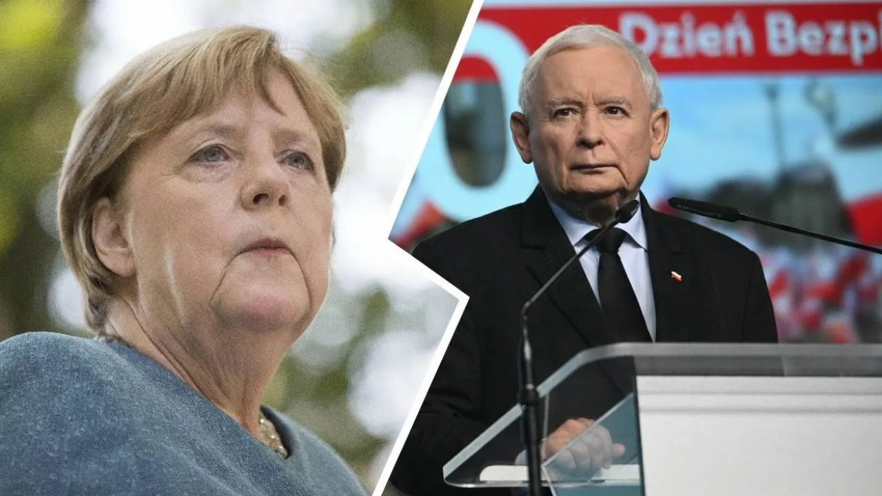 Jarosław Kaczyński punktuje Angelę Merkel. "Polityczna Mutti Tuska oskarża Polskę"